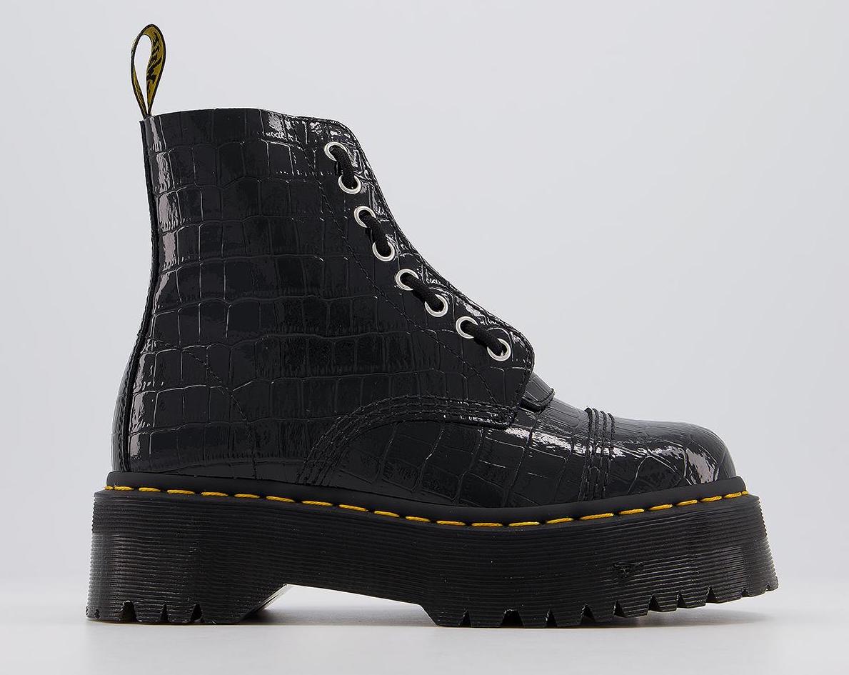 Dr Martens Sinclair Zip Black Croc