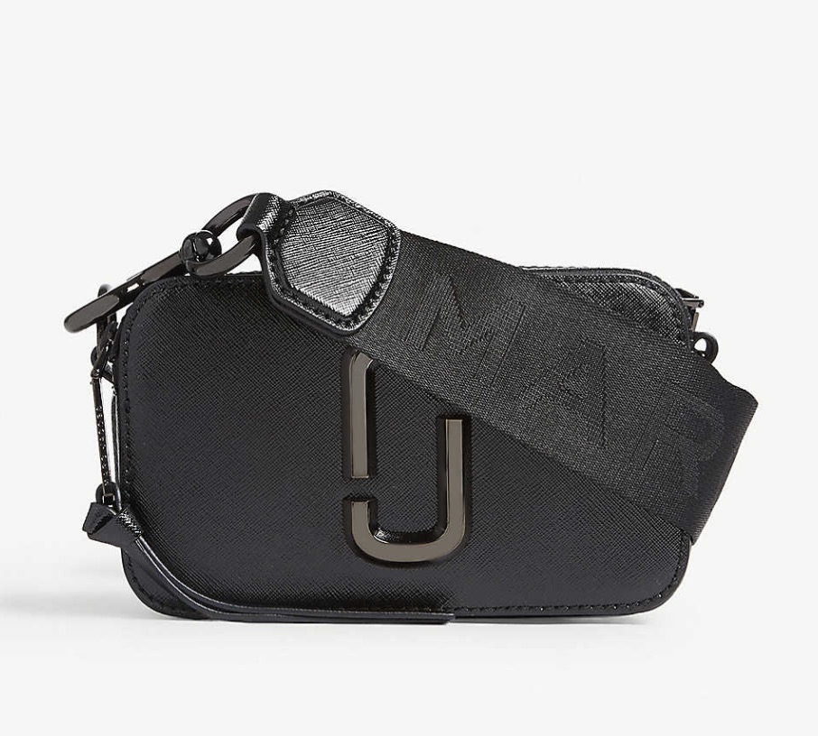 Marc Jacobs Snapshot Leather Bag Black