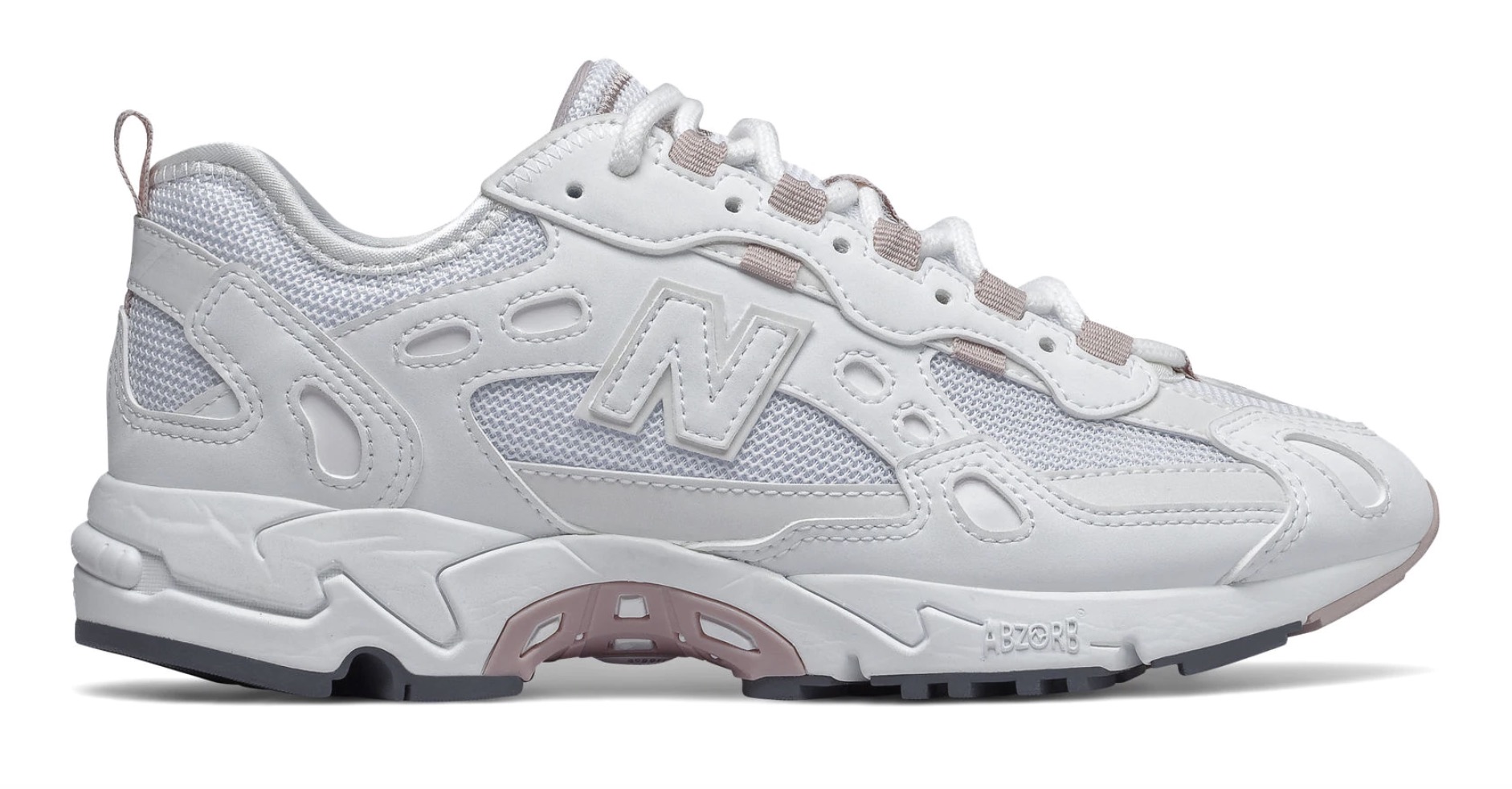 New Balance 827 White Pink side