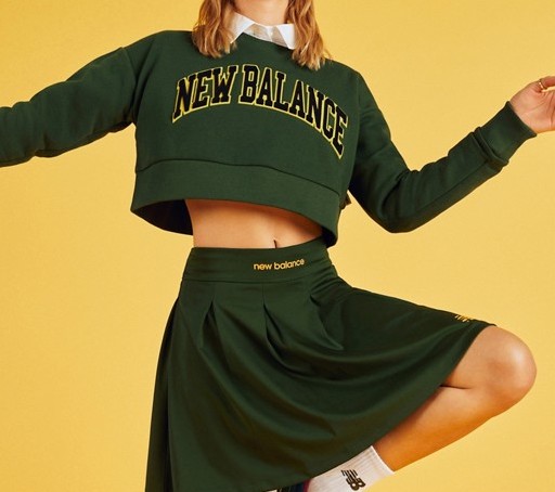New Balance Pleated Skirt Green