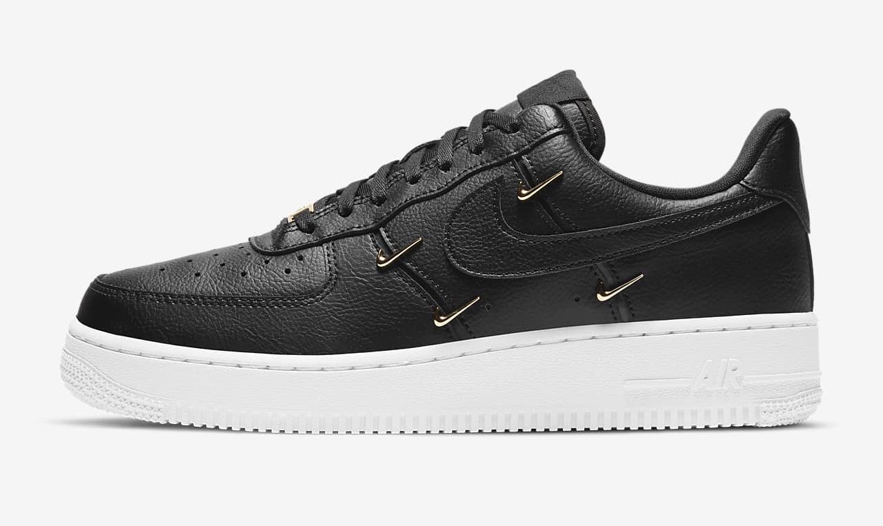 Nike Air Force 1 '07 LX Black Metallic Silver