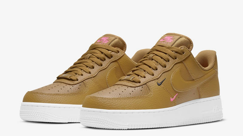 Nike Air Force 1 Mini Swoosh Wheat Pink