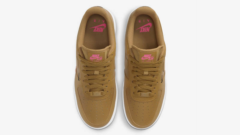 Nike Air Force 1 Mini Swoosh Wheat Pink
