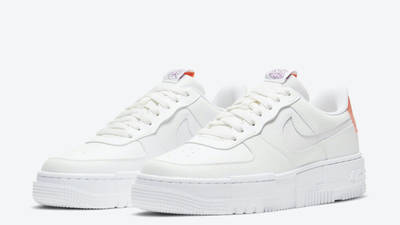 nike air force 1 pixel mango red plum