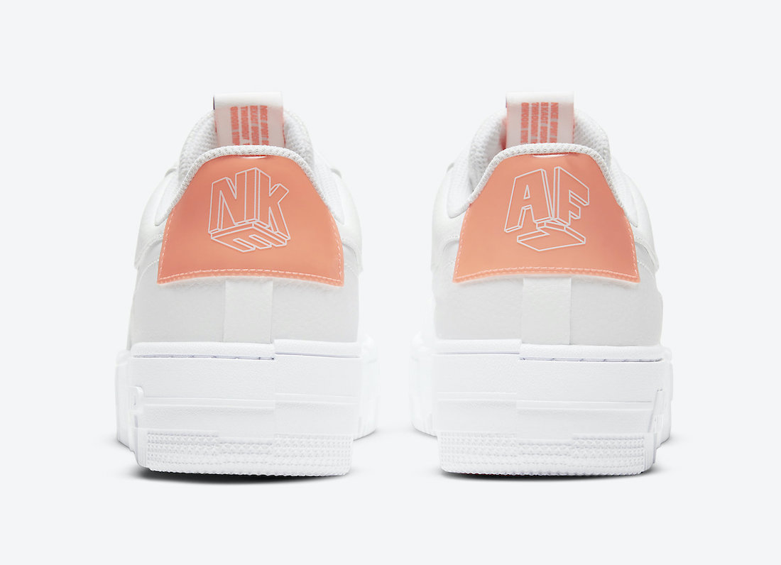 Nike Air Force 1 Pixel White Coral