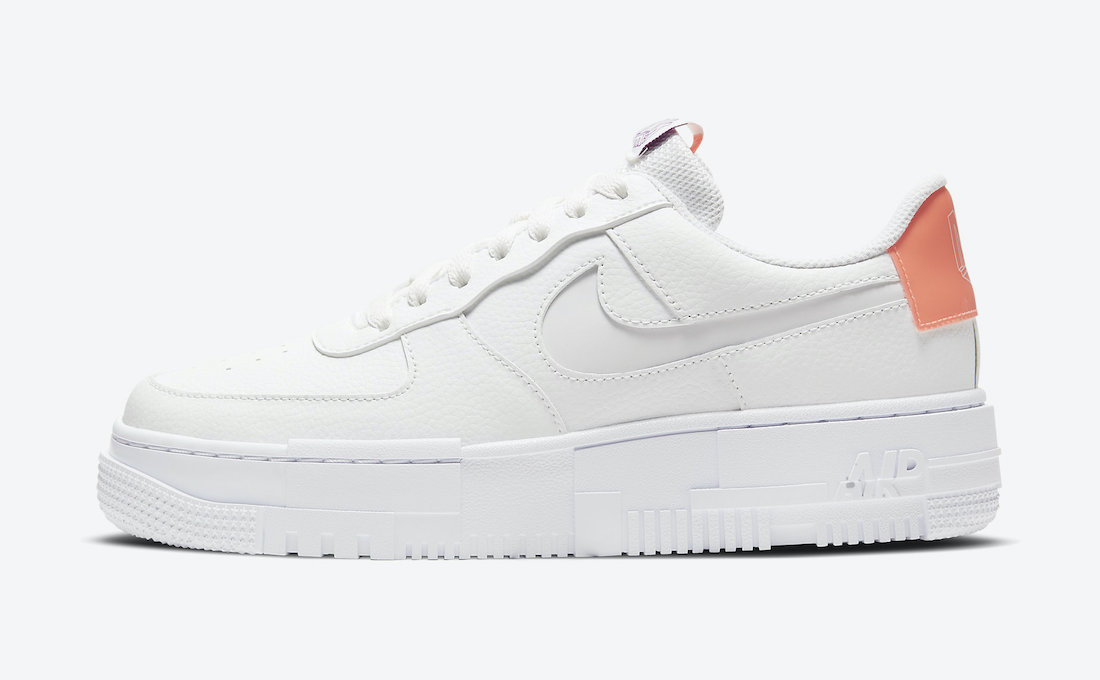 Nike Air Force 1 Pixel White Coral Pink