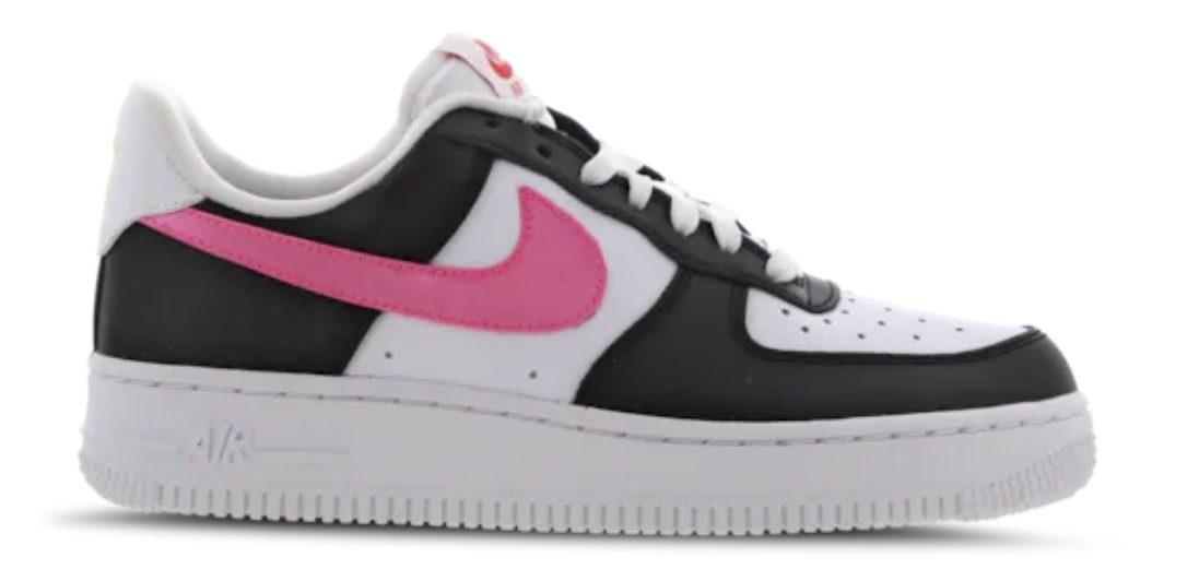 Nike Air Force 1 White Black Pink
