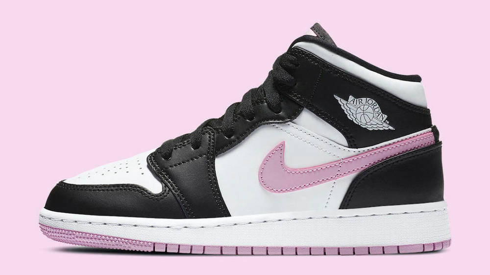 Nike Air Jordan 1 Mid Light Arctic Pink White