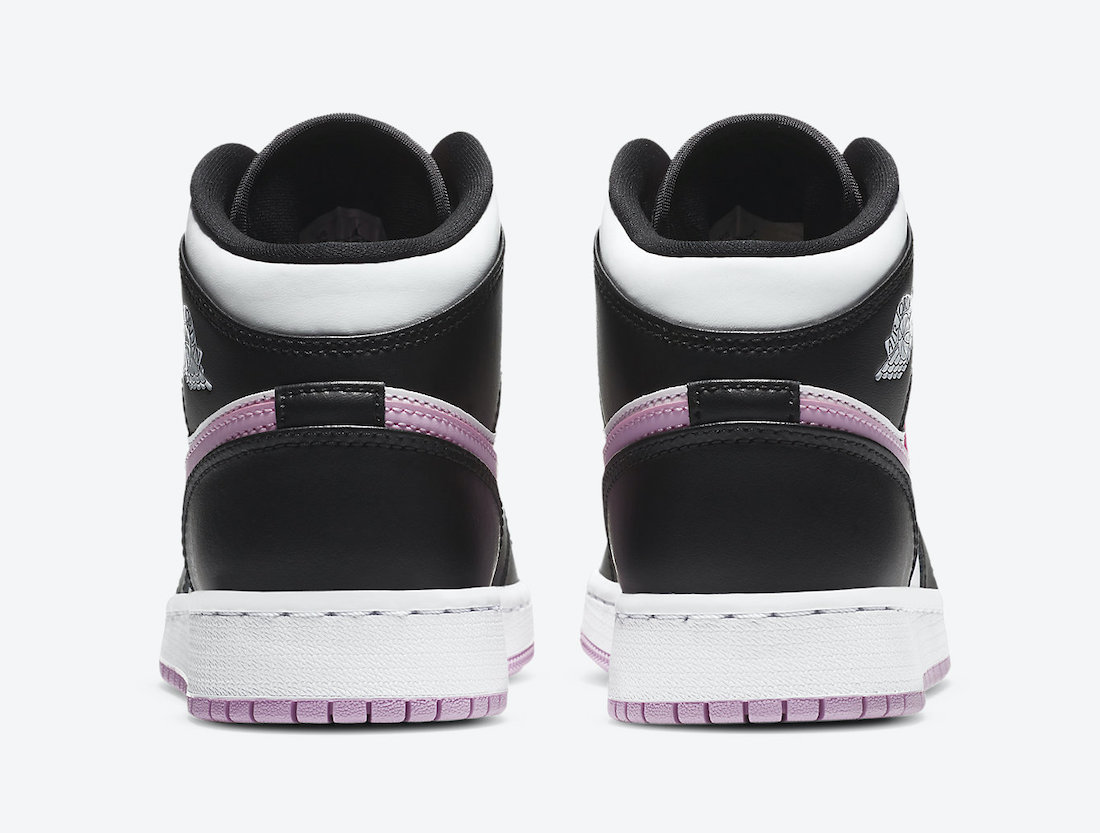 Nike Air Jordan 1 Mid Light Arctic Pink White Black