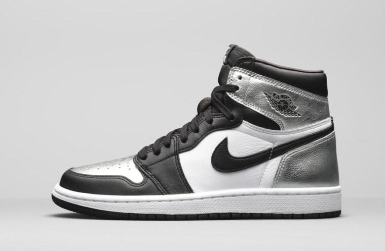 Nike Air Jordan 1 Retro High Silver Toe