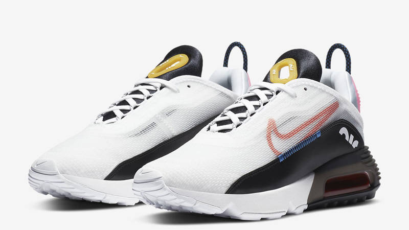 air max 2090 white black pink