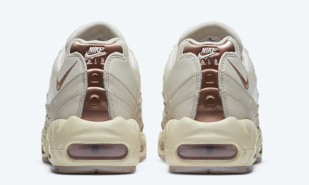 Nike Air Max 95 Cream Red Bronze Heel
