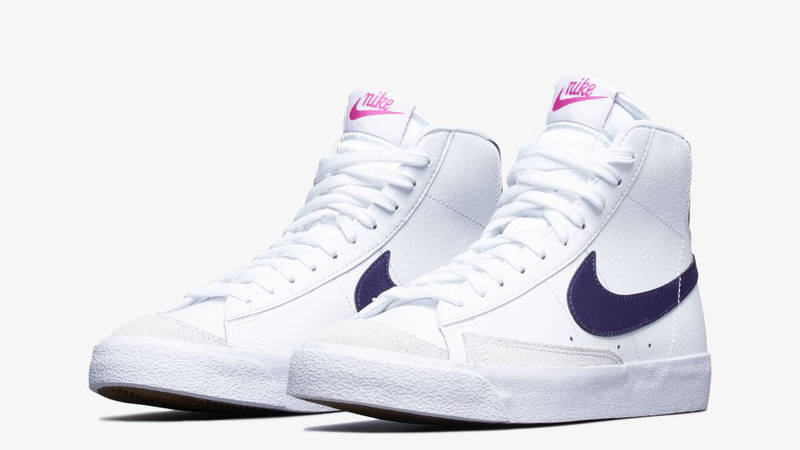 Nike Blazer Mid 77 GS White Eggplant