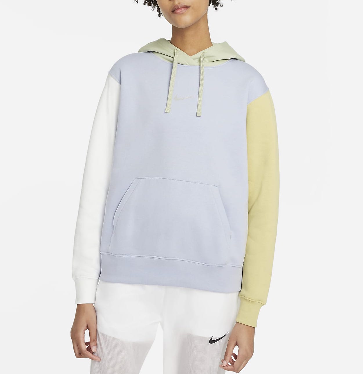 Nike Sportswear Hoodie Blue Yellow
