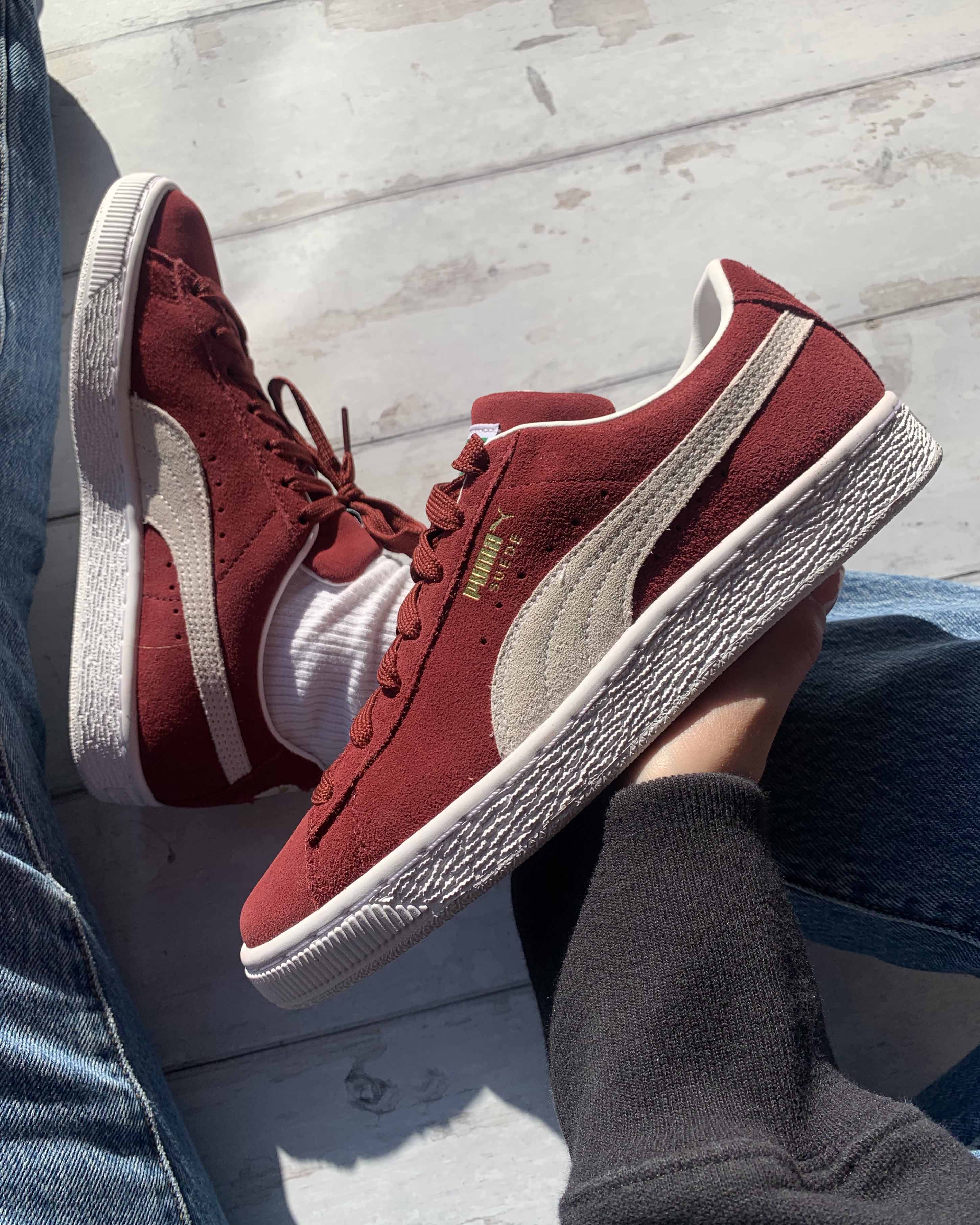 Puma Suede Burgundy
