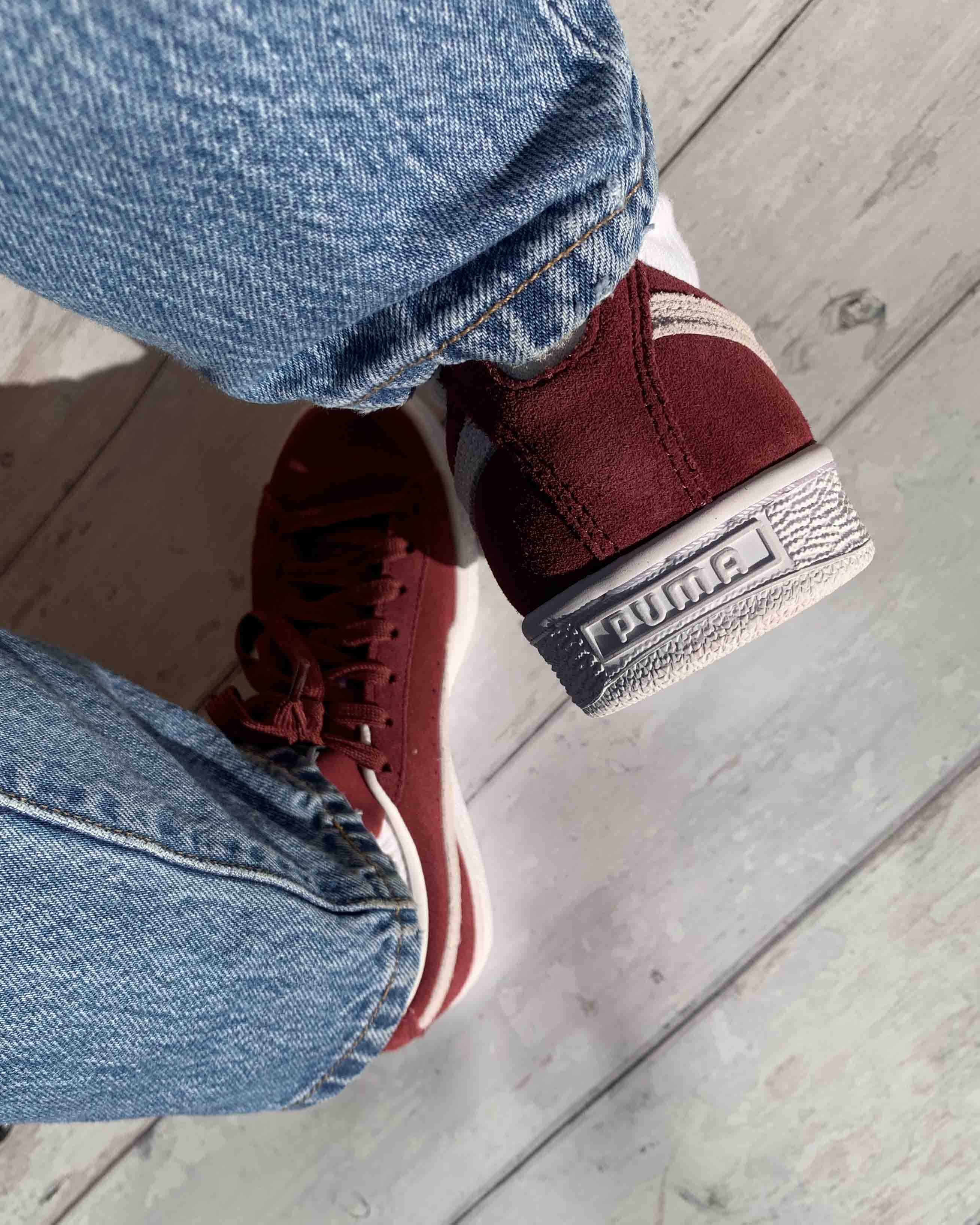 Puma Suede Burgundy 2