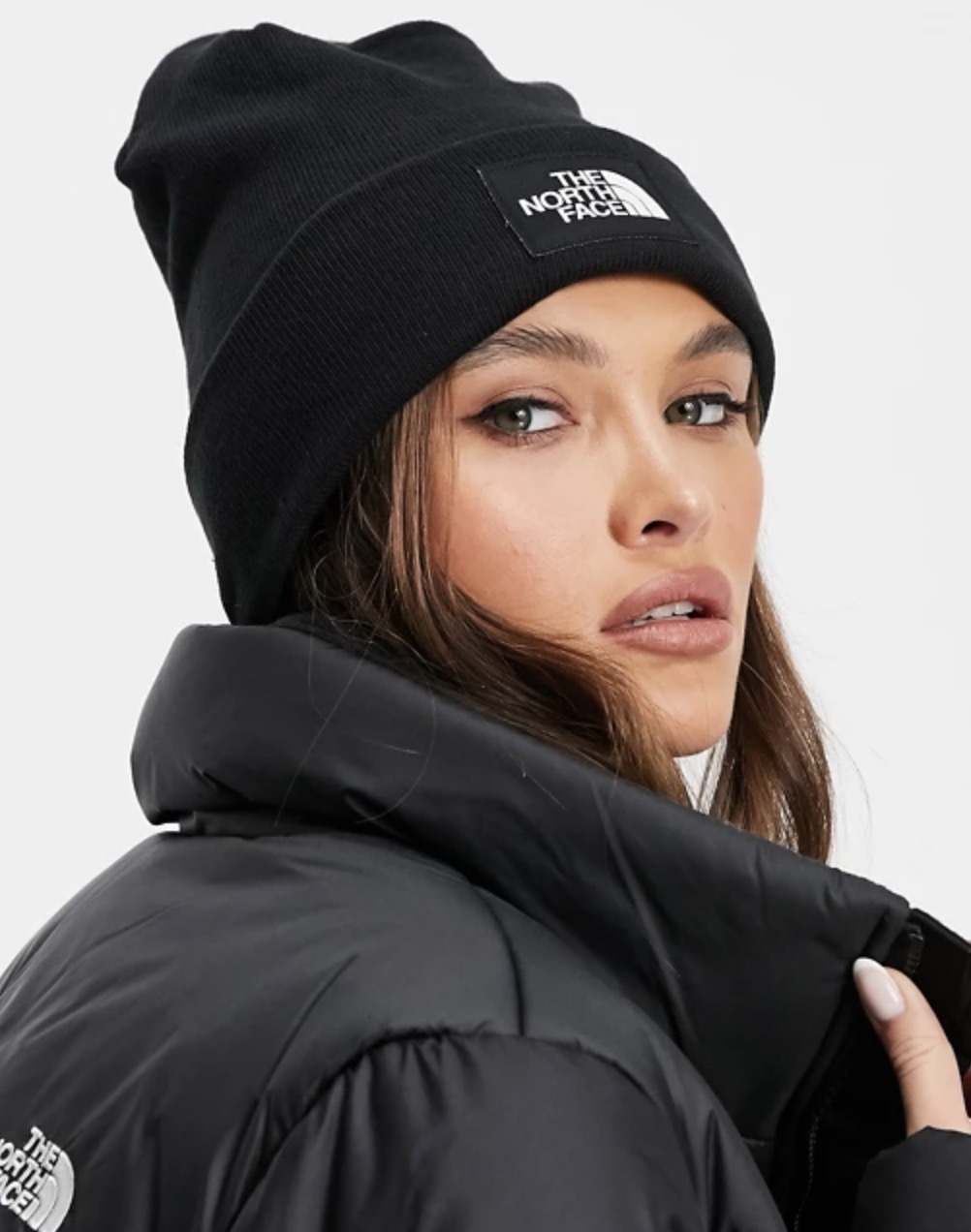 The North Face Dock Worker Recycled beanie in black