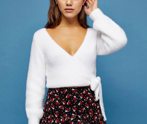 Topshop Fluffy Ballet Wrap