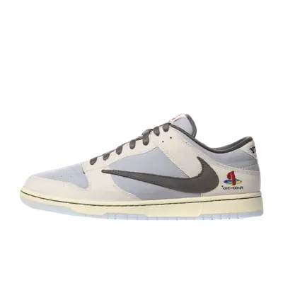 Travis Scott x PlayStation x Nike Dunk Low Beige Grey