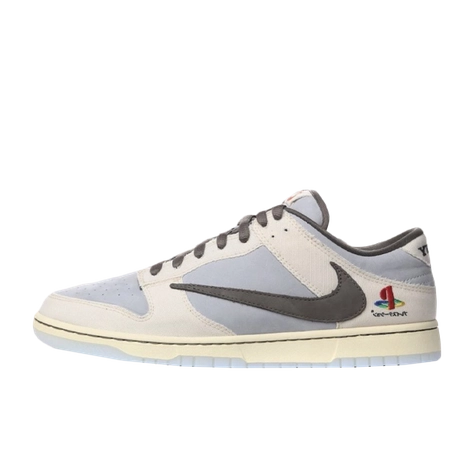 Travis Scott x PlayStation x Nike Dunk Low Beige Grey
