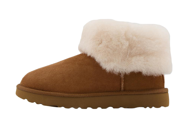 UGG Classic Mini Fluff Boots Chestnut