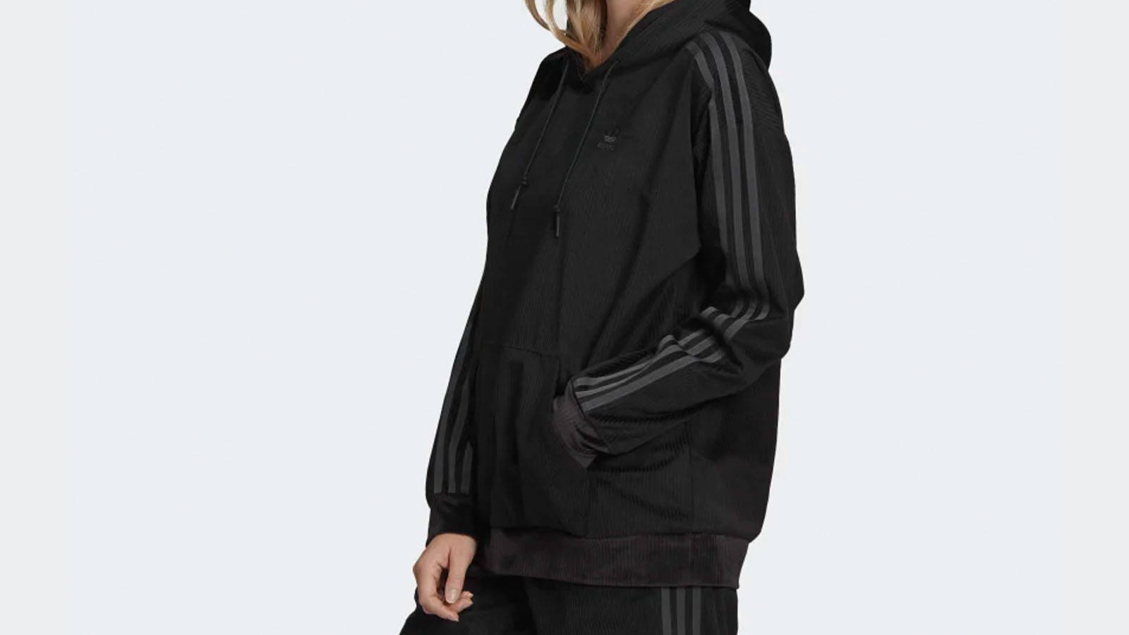 adidas cord hoodie
