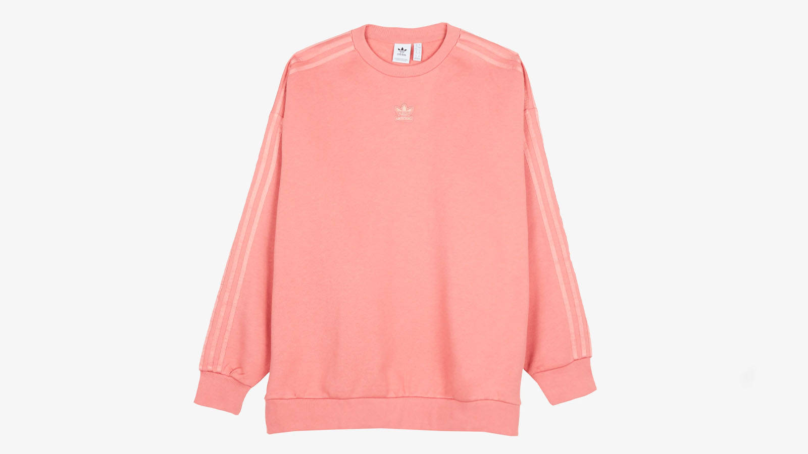 adidas originals crew neck pink