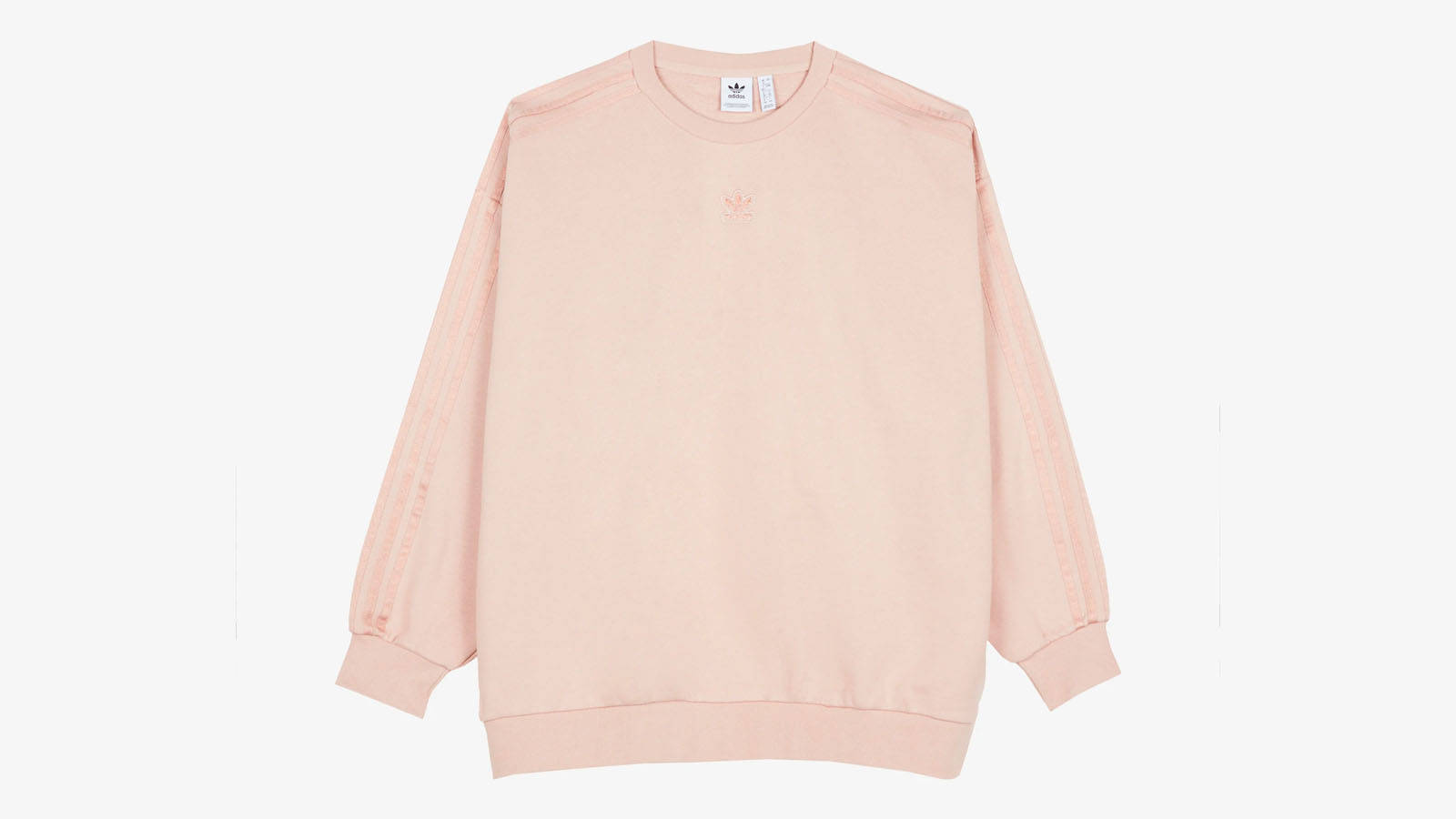 adidas originals crew sweatshirt peach