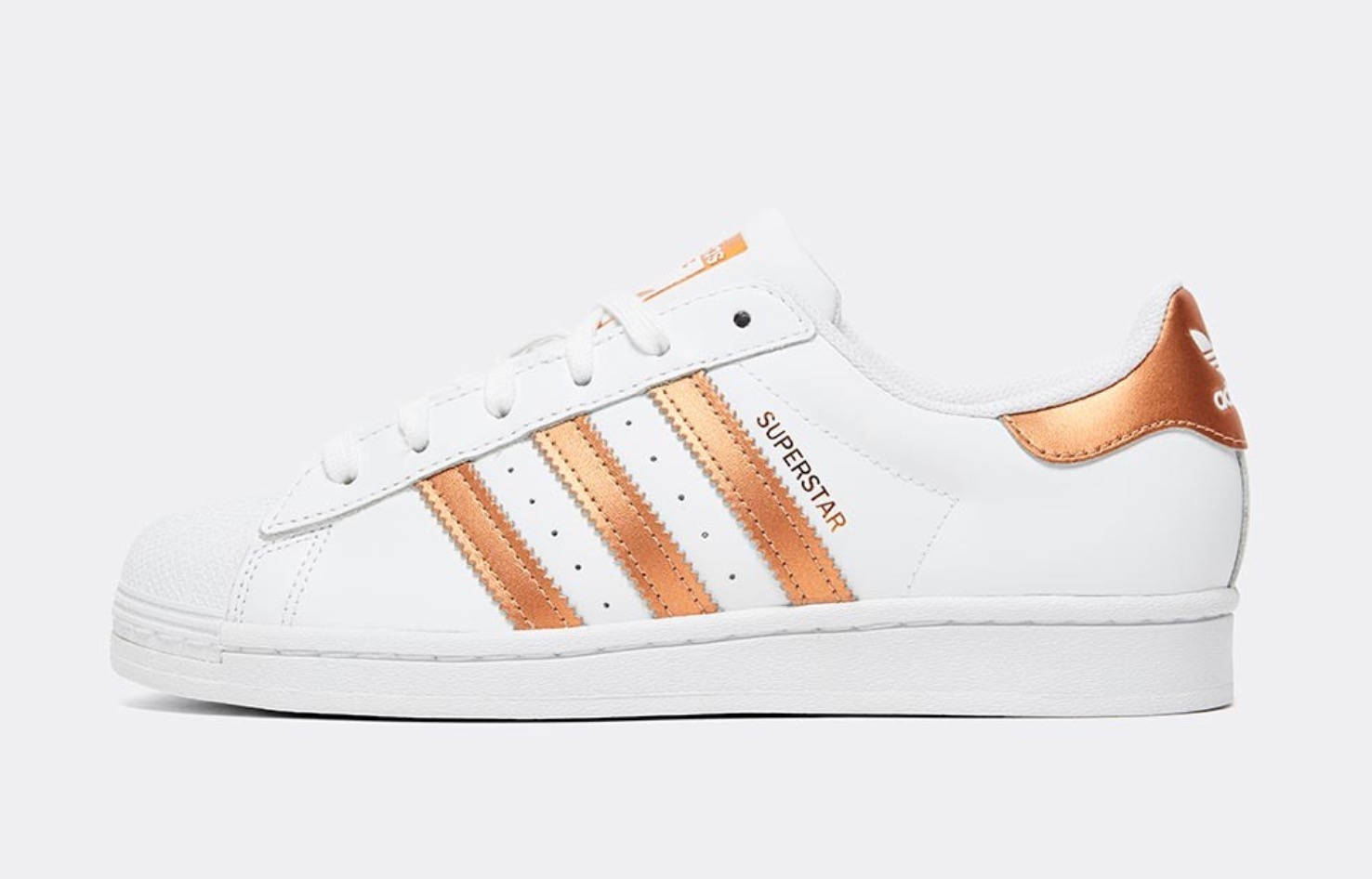 adidas Originals Womens Superstar Trainer Copper