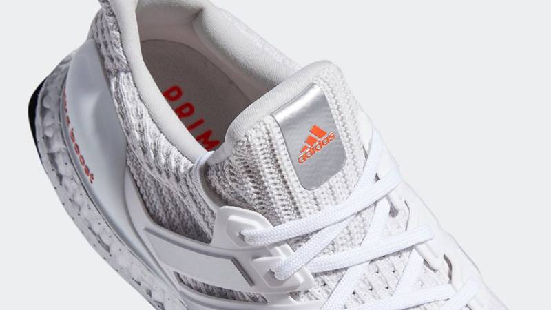 adidas Ultra BOOST DNA 4.0 White Metallic Closeup