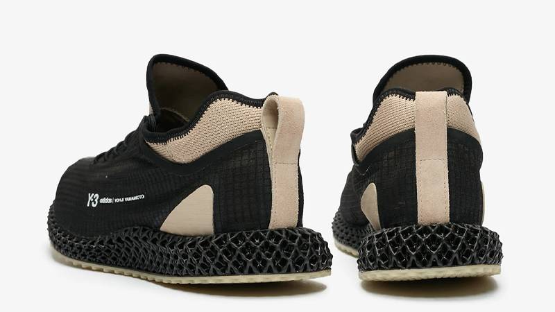 adidas Y-3 Runner 4D Black Chalk White Back
