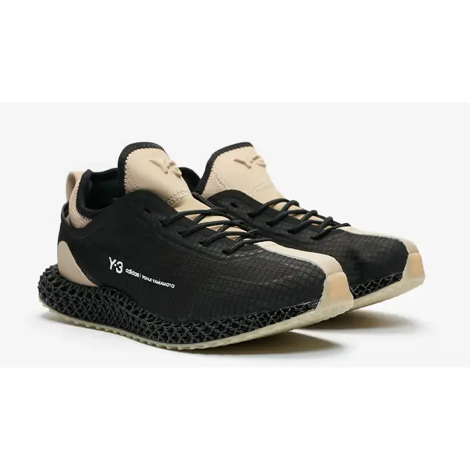 Y3 4d cheap runner black