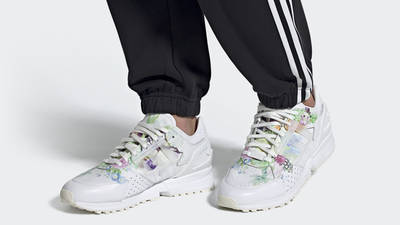 adidas ZX 10000C Made In Germany Floral White On Foot