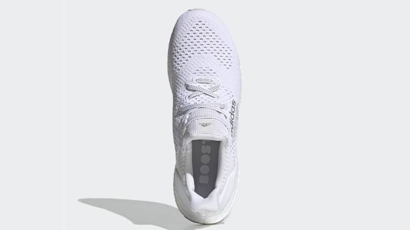 atmos x adidas Ultra Boost DNA Cloud White Silver Metallic Middle