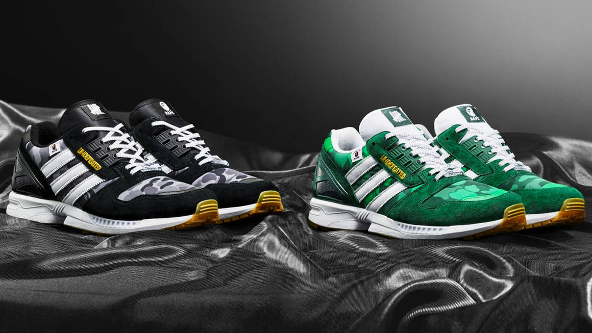 The BAPE Undefeated adidas ZX 8000 Continues Legendary Collab | The Sole Supplier