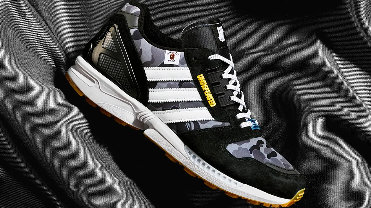 The BAPE x Undefeated x adidas ZX 8000 Continues the Legendary 