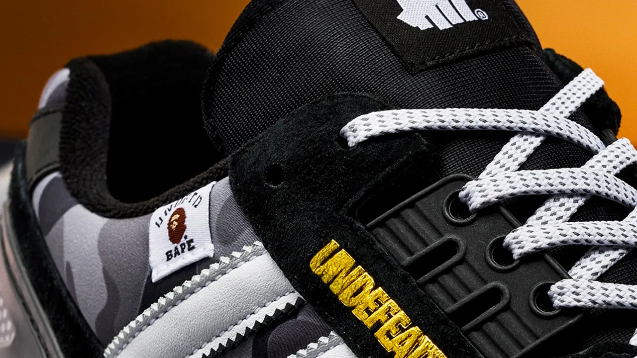 Undefeated hotsell bape shoes