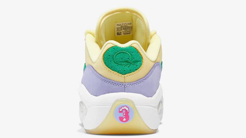BBC Ice Cream x Reebok Question Low Yellow Lilac Glow