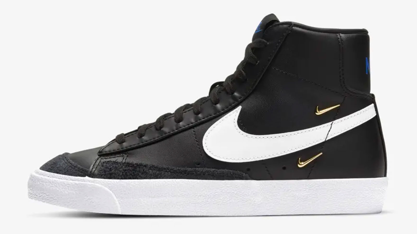 black white nike embellished blazer