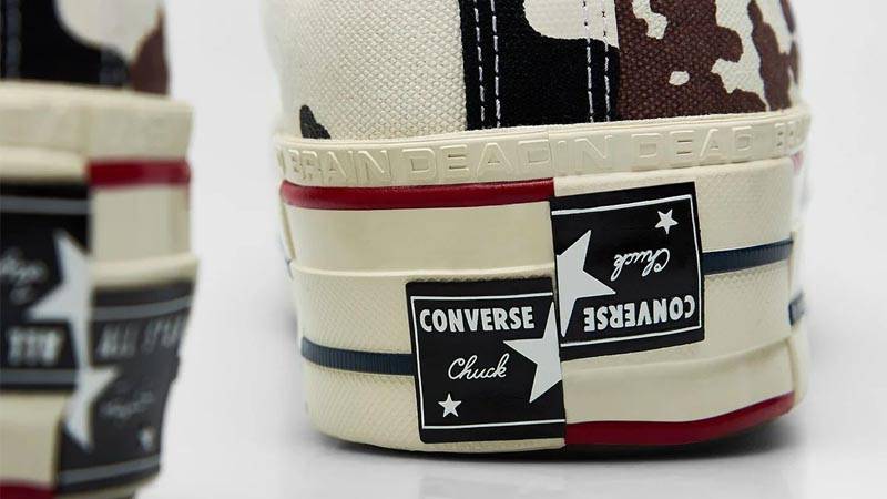 Brain Dead x Converse Chuck 70 High Egret Brown Back Closeup