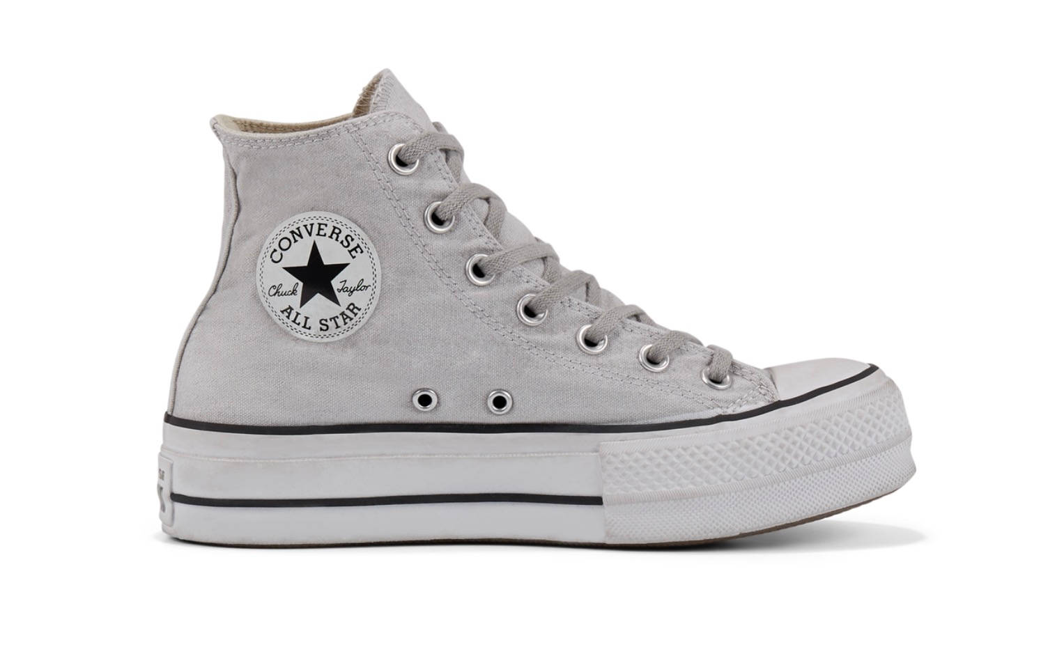 Chuck Taylor All Star Lift Smoked Canvas High Top Smoke