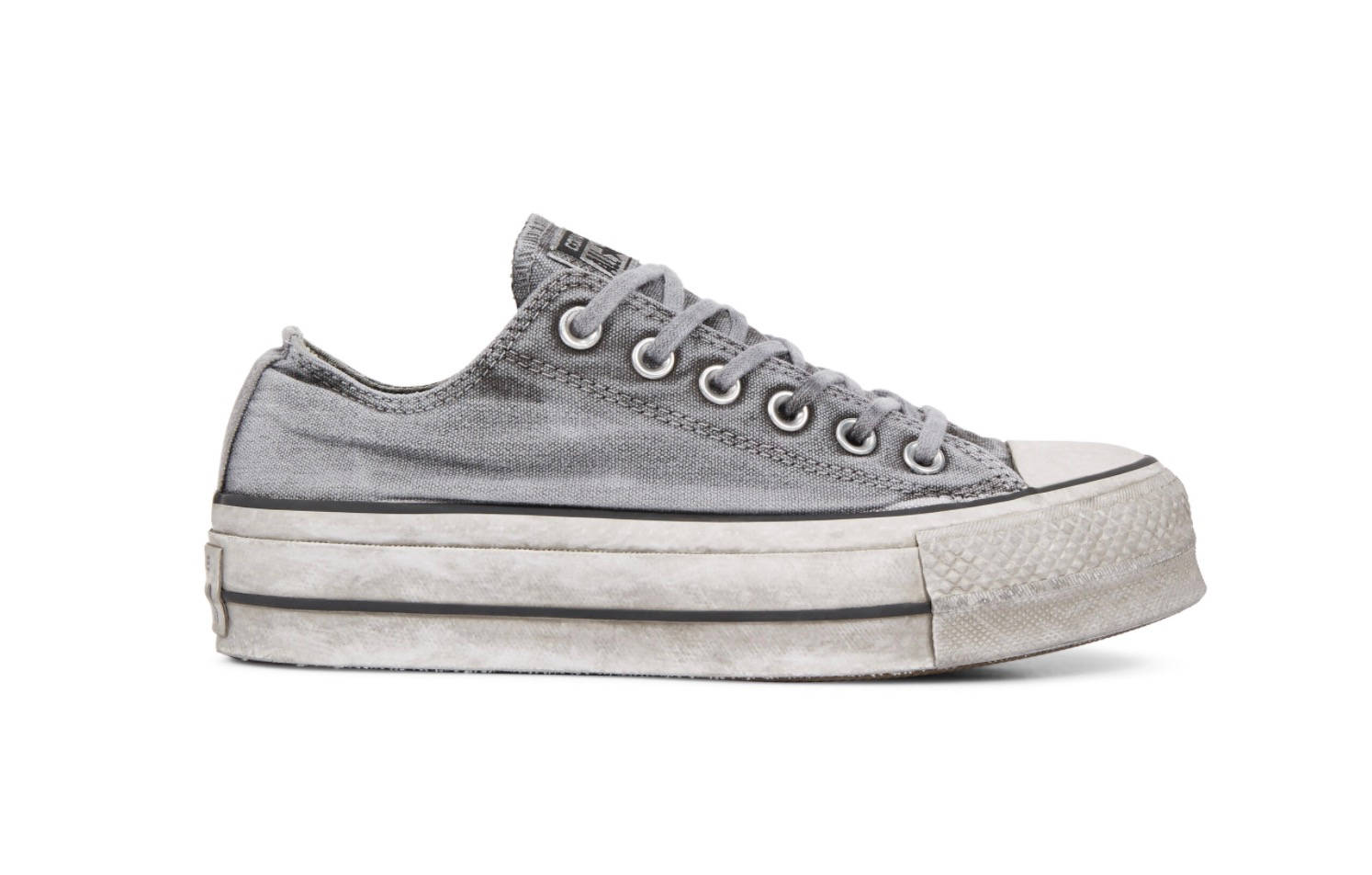 Chuck Taylor All Star Lift Smoked Canvas Low Top Grey