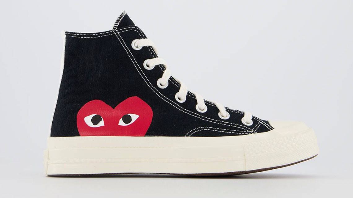 Comme des Garcons x Converse Black Hi