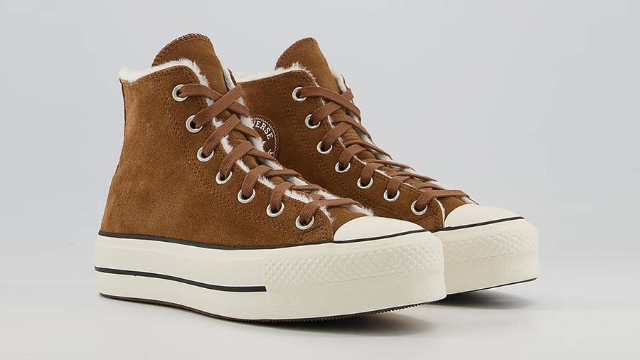 cozy platform converse brown