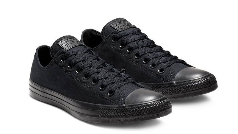 Converse Chuck Taylor All Star Low Black Mono Front