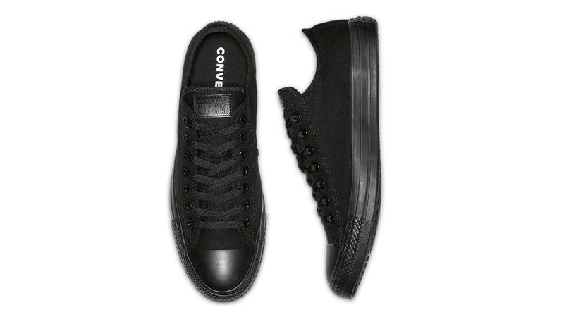 Converse Chuck Taylor All Star Low Black Mono Middle