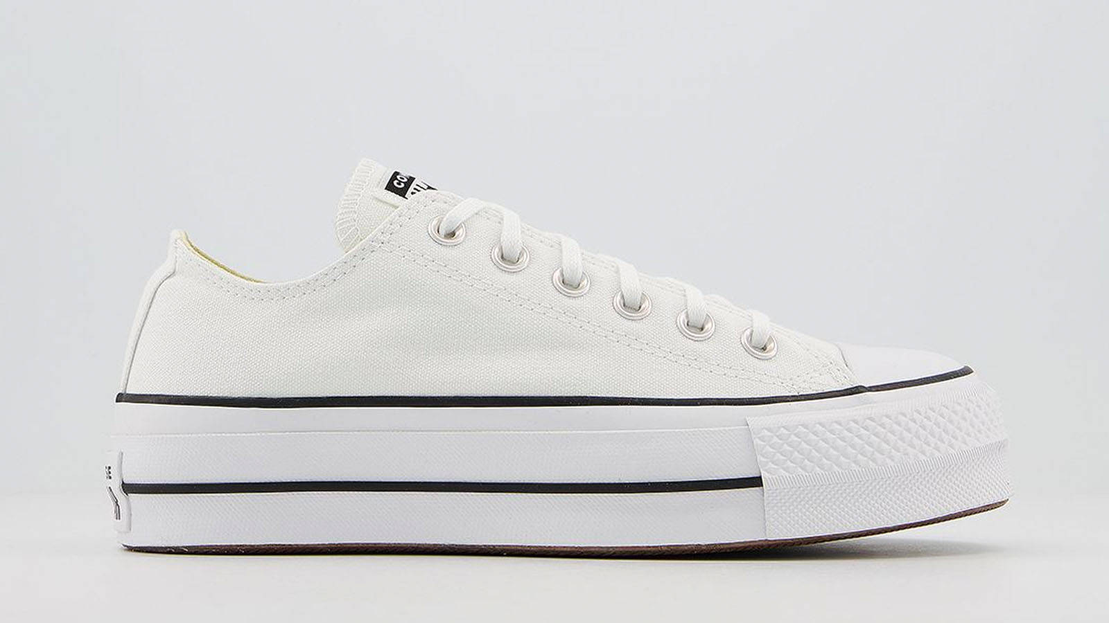converse low platform white