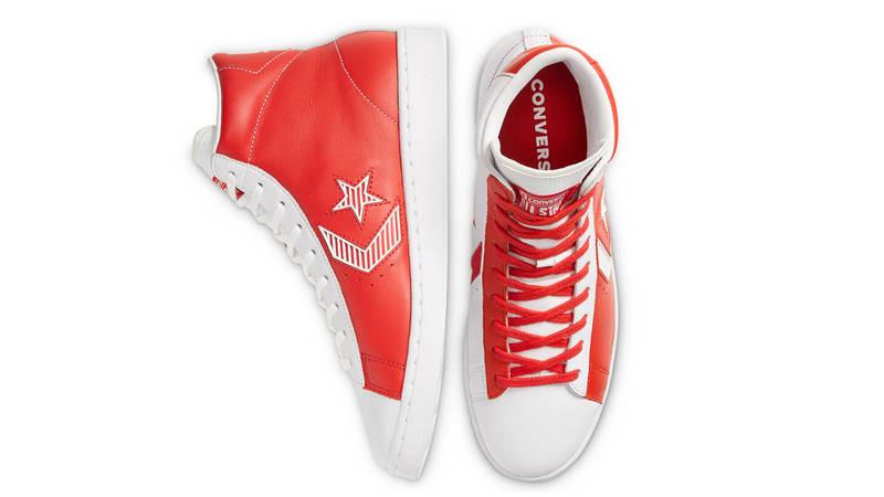 Converse Pro Leather Rivals Mid University Red White Middle