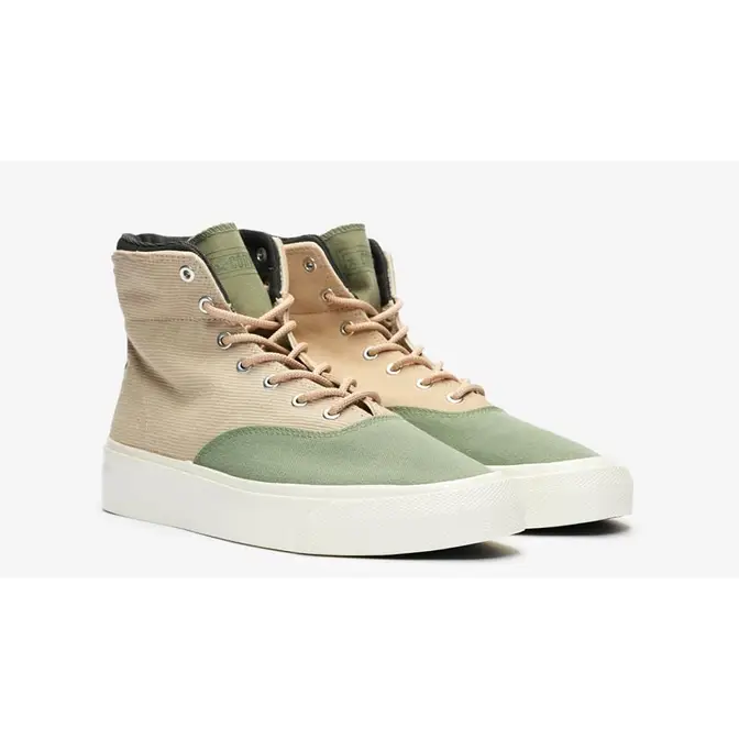 Does Converse produce cheap vegan shoes Oil Green Front