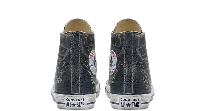 Louis Vuitton Graffiti High-Top Sneakers - Black Sneakers, Shoes - LOU73978